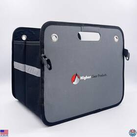 8542112082 Visit The Higher Gear Products Store Compact Car Organizer With Mesh Pockets Reinforced Handles And Rigid Bottom