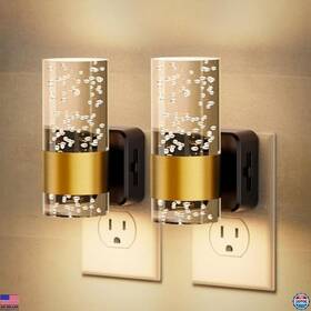 C-gy19702us-2 Visit The Jandcase Store Dimmable Led Night Lights 3000k 2 Pack Auto Sensor Plug-in For Bathroom