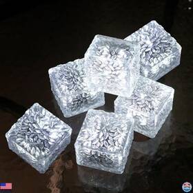 Xbz-333 Visit The Jkimk Store Solar Brick Lights - Waterproof Outdoor Garden Decor 6 Pack For Pathway