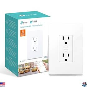 Kp200 Visit The Kasa Smart Store Plug - Wi-fi In-wall Outlet Google Home And Ifttt Compatible