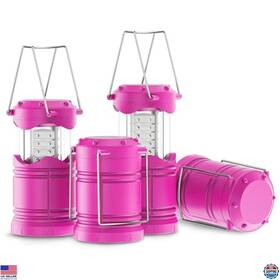 Visit The Lichamp Store A4pk 4 Pack Led Camping Lanterns Battery Powered Collapsible Flashlights