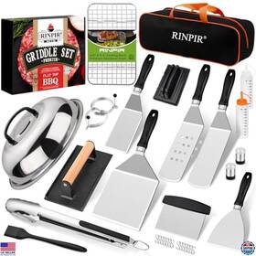 B0dzhgg58j Visit The Rinpir Store 33-piece Blackstone Griddle Accessories Set Flat Top Grill Tools And Spatula