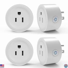 Whm01 Visit The Sanofuturion Store Wifi Smart Plug 4-pack Works With And Google Home Remote Control Timer