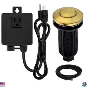 Sk40a03sb Visit The Sinkingdom Store Garbage Disposal Air Switch Kit Long Button Brass Cover Champagne Bronze