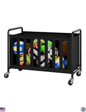 B0f2sp4n9v Visit The Storageworks Store Ball Storage Cart With Wheels - Garage Sports Equipment Organizer For Balls