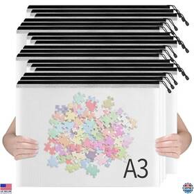 Pbka318 Visit The Sunee Store 18pcs Extra Large Plastic Mesh Zipper Pouch 16x11in Water-resistant Storage