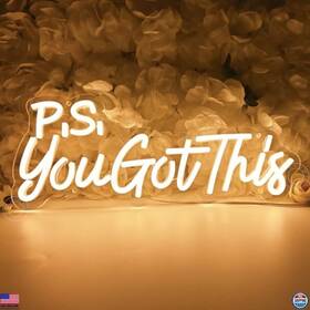 B0d9bjyjkn Visit The Sylhome Store Led Neon Light Sign - Inch You Got This Wall Decor For Bedroom Office Party