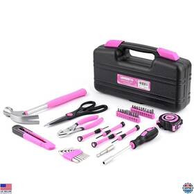 Yst020405 Visit The Urasisto Store 40-piece Diy Tool Kit With Carrying Box - Basic Hand Tools For Home And College