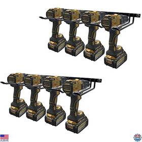 Viker-09 Visit The Vikerniel Store 2 Pack Wall Mount Drill Holder Heavy Duty Tool Organizer Garage Storage Rack