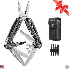 We-282 Visit The Wetols Store 21-in-1 Multitool With Pocket Knife Stainless Steel Pliers And Screwdriver Bits