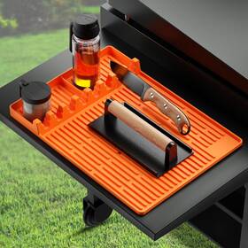 Sgtm01-16-o Visnfa Silicone Griddle Tools Mat For Blackstone Heat Resistant Spatula Bbq Gr