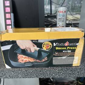 Ht-b-7002 Vivicreate Bacon Press Griddle Grill Meat Rectangle