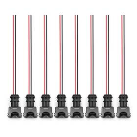280150943 Vkinman 8 Pack Fuel Injector Connector Plug Harness Replacement For Ford
