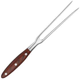 5r-o94j-mvhe Vojaco Carving Fork Metal 12 Inch Long Cooking With Wooden Handle Heavy