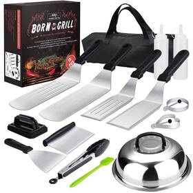 Fd-ep-230201-1644 Volt4men Griddle Accessories 15 Pcs Flat Top Grill Kit For Blackstone And