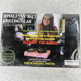 Hsb001 Voltas Fba Himalayan Salt Grilling Slab Fda Approved 12 Inch X 8 1.5 - New