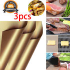 W101944qsnpo6256 Unbranded Reusable Black Bbq Grill Mat Barbecue Baking Liner Cooking