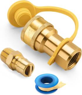 Wadeo-001 Wadeo 313046233265 1/2 Inch Qdd Lp Gas Quick Connect Fittings With Male Insert Plug