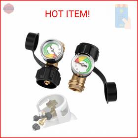 Hg0057 Wadeo Upgraded Propane Tank Gauge Level Indicator Lp For 5-40 Lb