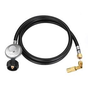Hg0099-mdus Wadeo 6ft Propane Regulator Hose With 90 Degree Elbow Adapter For Blackstone