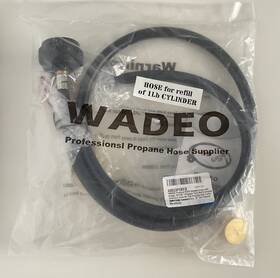 X0033pukeb Wadeo 4ft Propane Refill Adapter Hose For 1lb Cylinder Tank New Sealed
