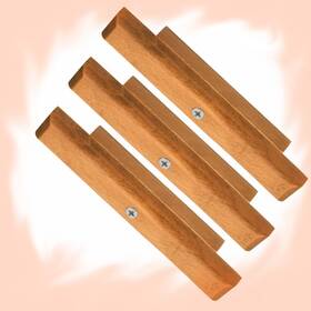 Wahoo-garden 225092384139 3 Cherry Wood Replace Part Handle Fits One Touch Grills Com A