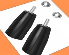 Wahoo-garden 531354644348 2 Fits Total Control Damper Handle Weber Smokey Mountain Wsm Kettle Knob A