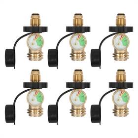 Wa4264722ur Waltyotur 2/6 Pack Propane Tank Adapter Universal Converts Pol To Qcc1 Type 1 With Gauge