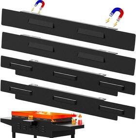 Wandaqueen 445048853875 Wind Guards For 36 Inch Griddle Magnetic Screens 4 Pcs Accessories