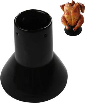 Wanray 667322548476 Large Ceramic Roaster Rack For Turkey&big Chicken Beer Can Turkey Stand Vertical