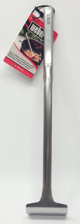 7649 Weber 077924041839 Charcoal Rake 21 Inch Stainless Steel Bbq Grill Coal Tool New