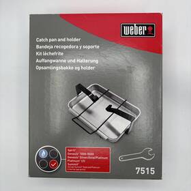7515 Weber 077924074288 Drip Pan Holder Spirit Genesis 1000-5500 Silver/gold/platinum New