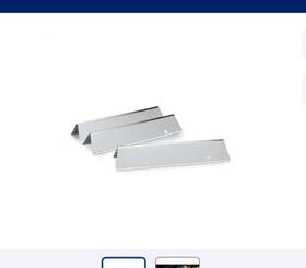 3400301 Weber 077924999512 Stainless Steel Flavorizer Bars For Spirit 200 Series Grills 3pk