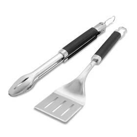 Weber 313014463403 Precision Grill Tongs And Spatula 2-piece Set