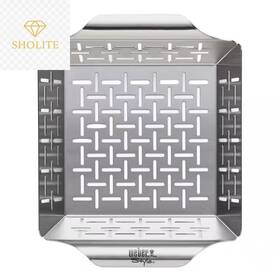 Weber 445053399306 Small Stainless Steel Vegetable Grill Basket