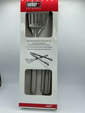 6467 Weber Original 2-piece Stainless Steel Tool Set - Nos