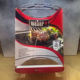 6469 Weber Original Rib And Roast Holder Grill Rack Model Outdoor Cookout New