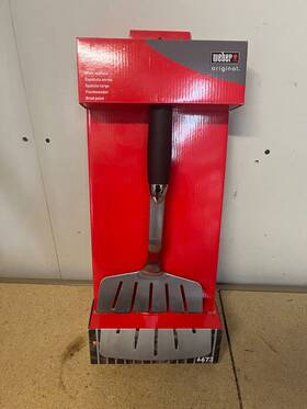 6673 Weber #6673 Premium Wide Spatula Stainless Steel Non Slip Grip C17