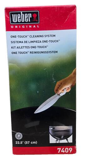7409 Weber Original 22-1/2 Inch Grill One-touch Cleaning System Kit #7409 New Open Box