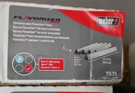 7535 Weber Stainless Steel Flavorizer Bars #7535 16 Ga Type 304