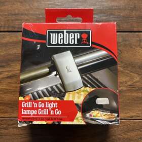 7661 Weber 3 Inch Handle Light - Gray New Free Shipping