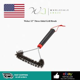 Eq3595312 Weber 12 Inch Three-sided Grill Brush