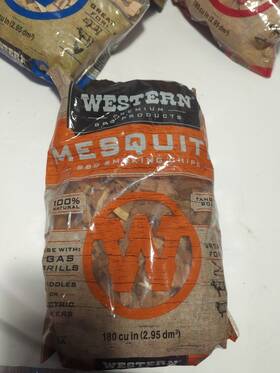 Western 737993186700 Bbq Smoking Wood Chips Variety Pack Bundle 4 Cherry Hickory Mesq App