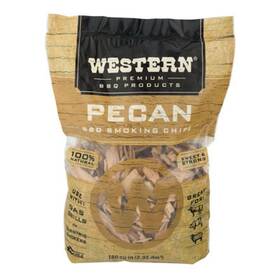 78076 Western 6 Pack Grill Smoking Chips Pecan 180-cu. Inch