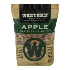 38065 Western Premium Bbq 6 Pack - Grill Smoking Chips Apple 180-cu. Inch