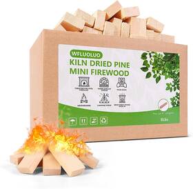 Ll3759 Wfluoluo 4 Inch Lengths Mini Fire Sticks Wood Pine Kiln Dried Firewood Small
