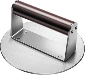 6498lbh Whaleme Stainless Steel Burger Press 6.3 Inch Nonstick Hamburger Smasher Tool And Grill