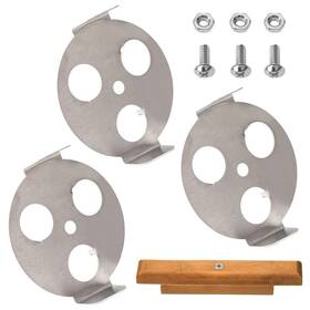 Wh-3x015-bs Whmyzhl 3-pack 63015 18-1/2 Inch Damper Kit And 1-pack Custom Wooden Replacement Handle Com