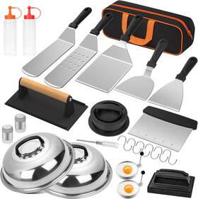 Wilsk-02 Wildone Griddle Accessories Kit 25pcs Flat Top Grill Set For Blackstone