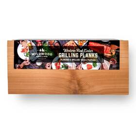 75831790421 Wildwood Grilling Western Red Cedar Planks Xl 7x15 8 Pack Fits Whole Salmon Filet